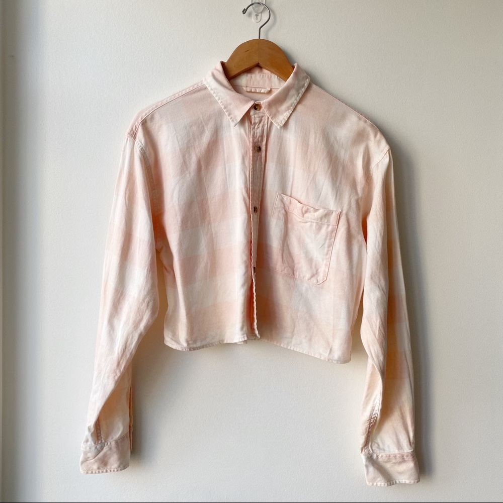 TNA Cropped Button-Up